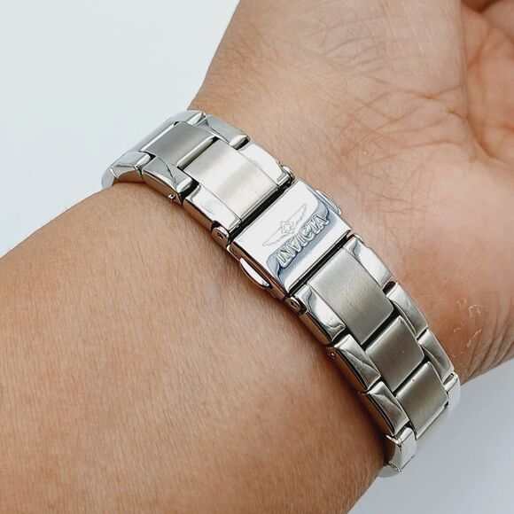 INVICTA Special Edition LUPAH 23170 Stainless Steel Rectangle Dial Watch Blue - Picture 14 of 15